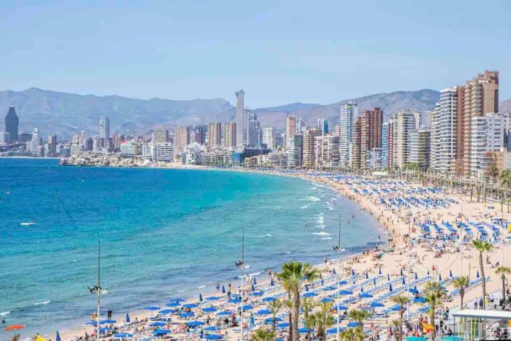 דירות בנידורם Piso 21 Unico A Pie De Playa En Esquina מראה חיצוני תמונה